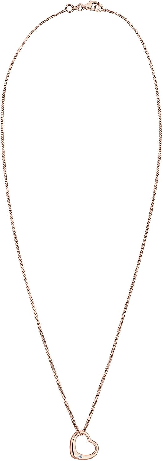 Detalle de DIAMORE Elli DIAMONDS Halskette mit Herz 0,03 ct