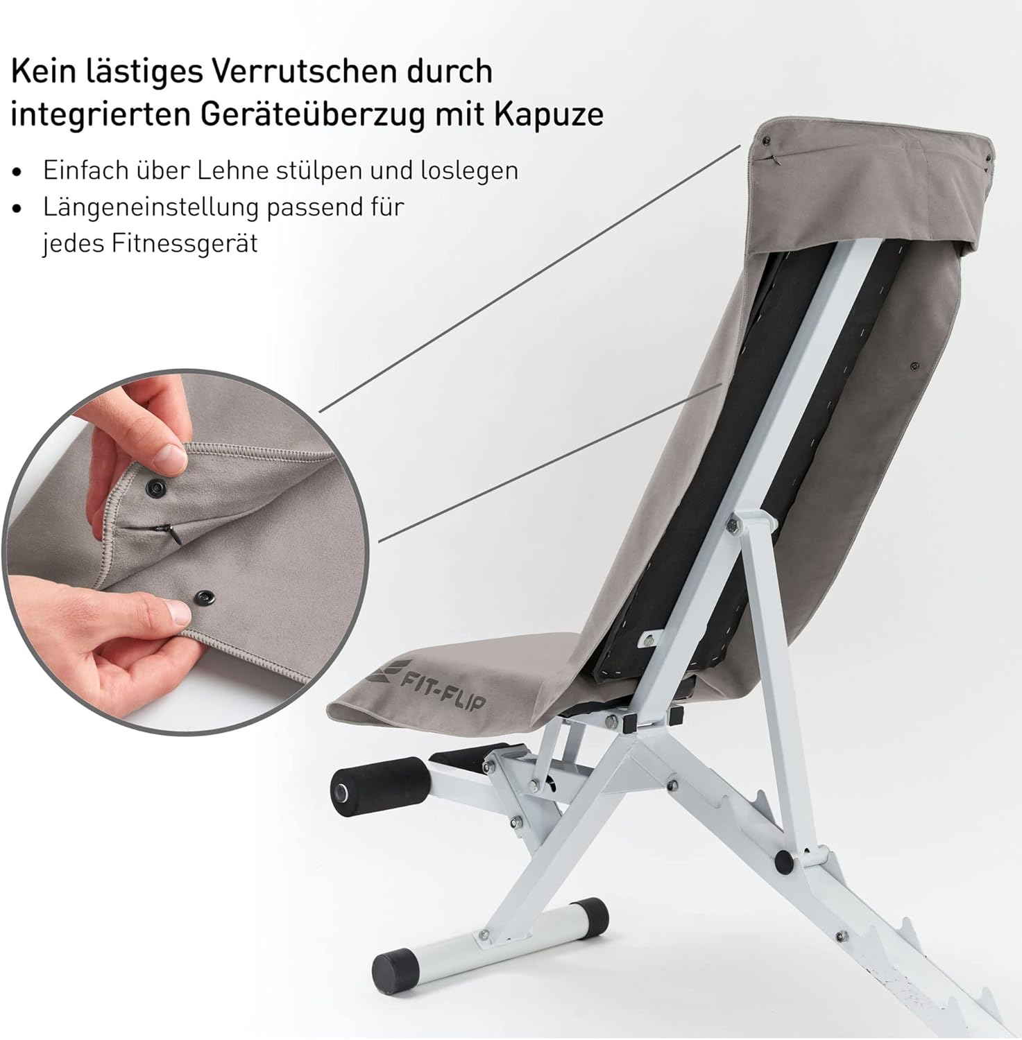 Detalle de Fit-Flip serviette fitness microfibre 130 x 48