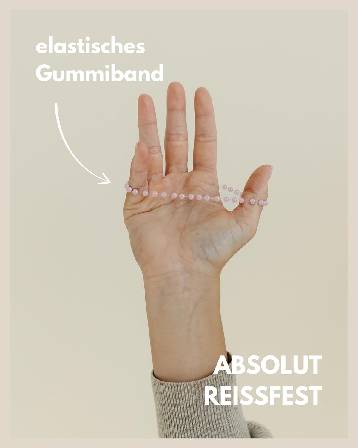 Thumbnail 3 de GD GOOD.designs Perlenarmband Damen Naturstein 15–19 cm
