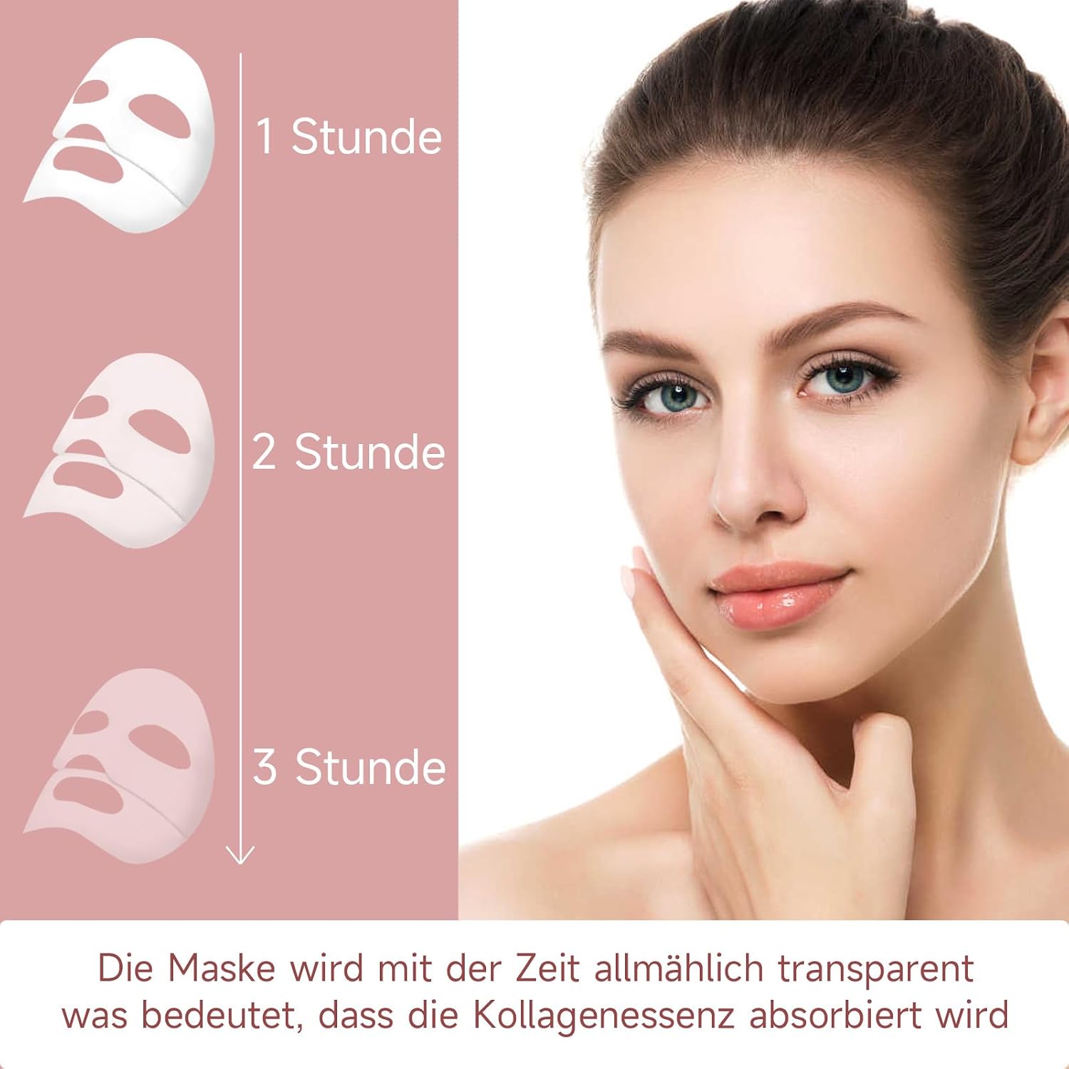Thumbnail 3 de Kollagen Hydrogel Gesichtsmaske 5er-Pack
