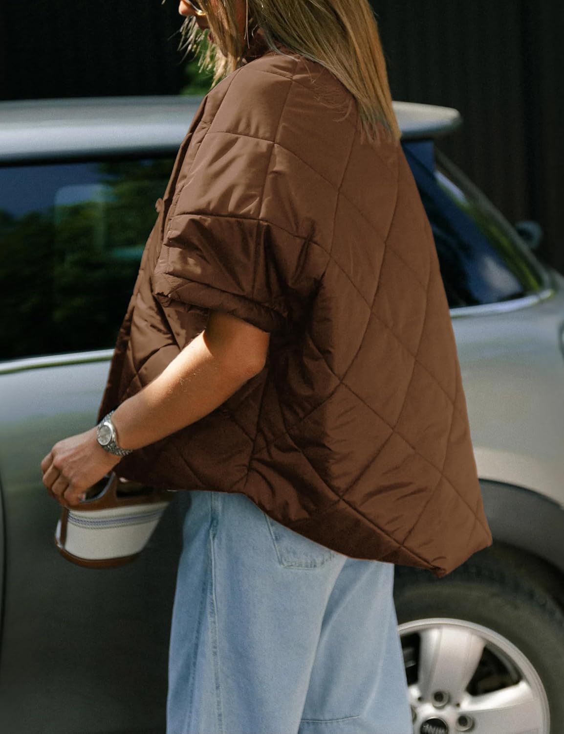 Detalle de Lianlive Women's Puffer Vest Quilted