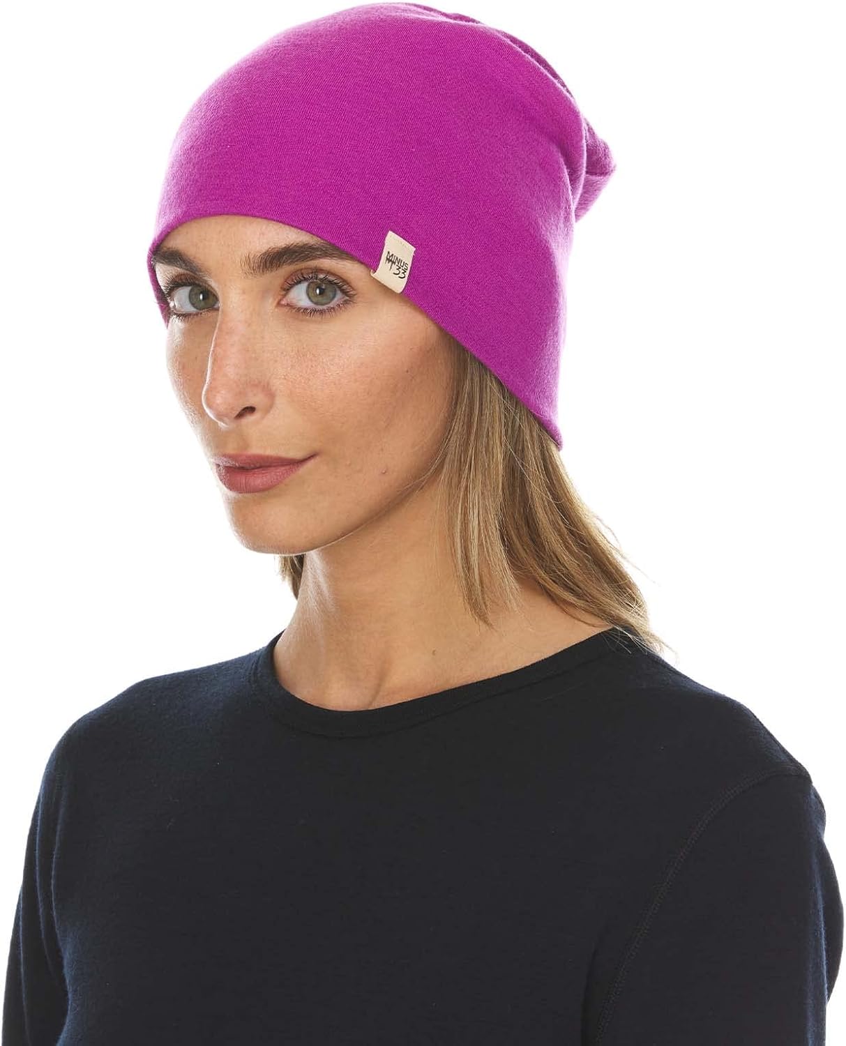 Thumbnail 1 de 100% Merino Wool Cuff Beanie 1 Size