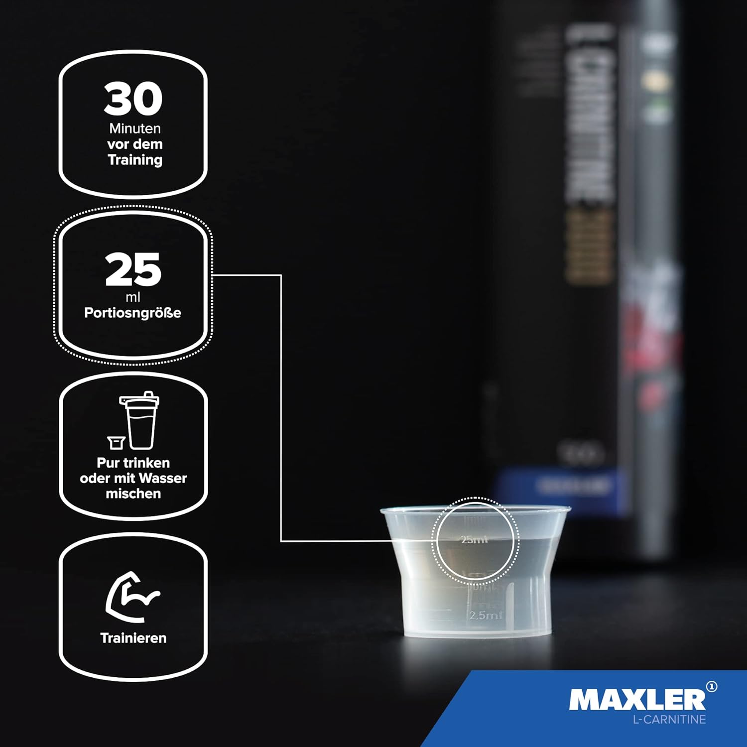 Detalle 2 de Maxler L-Carnitine 3000 500 ml đ