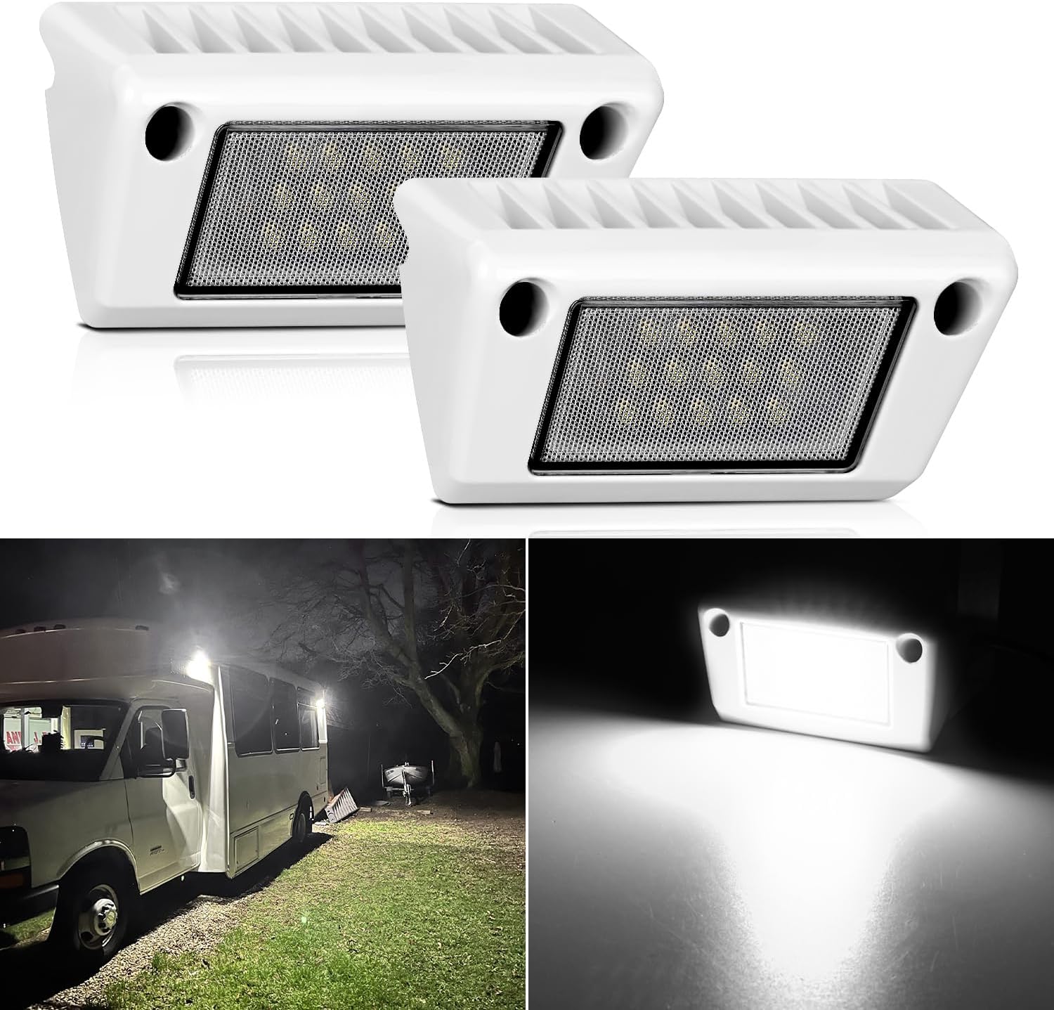 Detalle de Nilight RV Exterior Light 15W Flood Beam