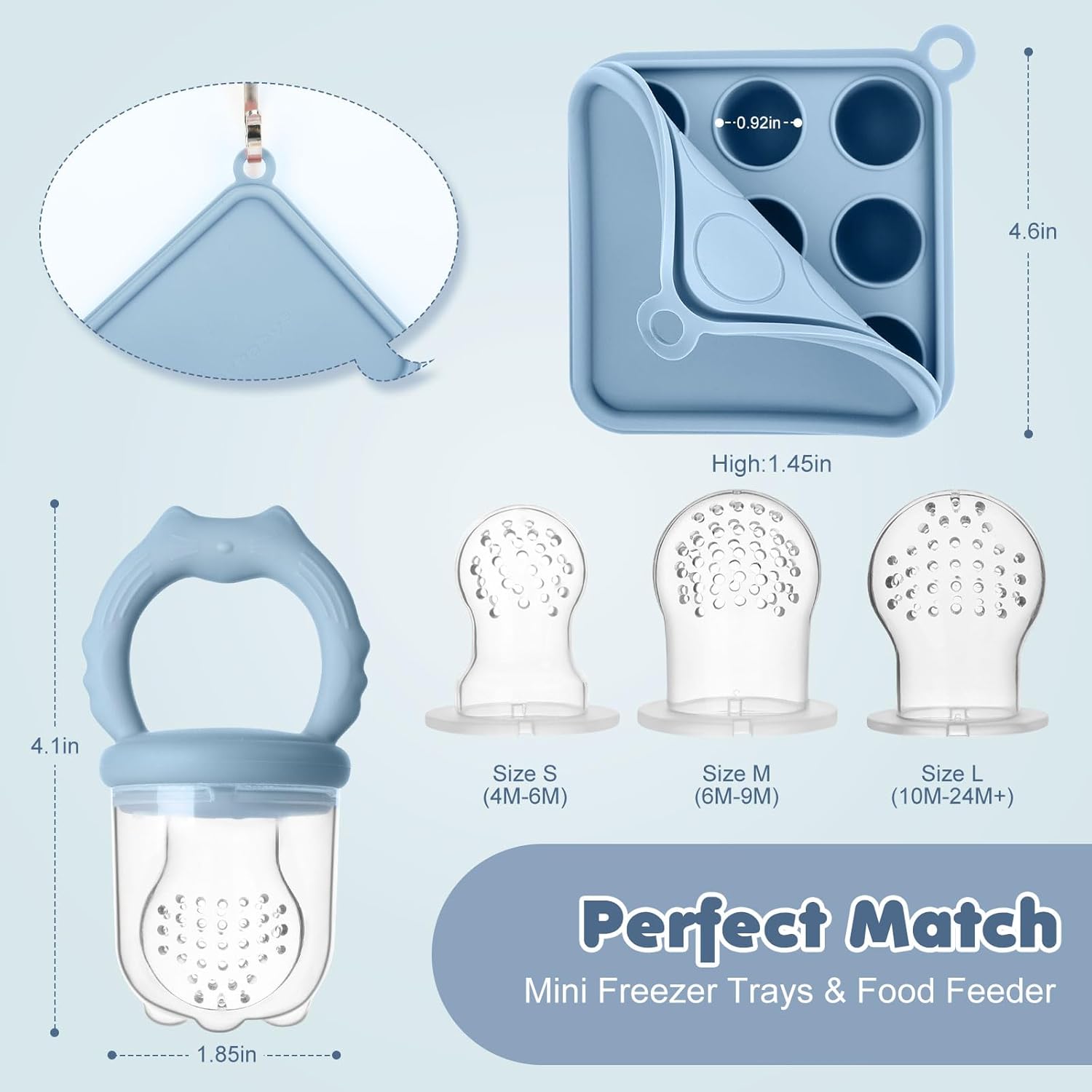 Thumbnail 4 de Baby Fruit Feeder Ice Lolly Moulds Set – Safe Teether and Self-Feeding System