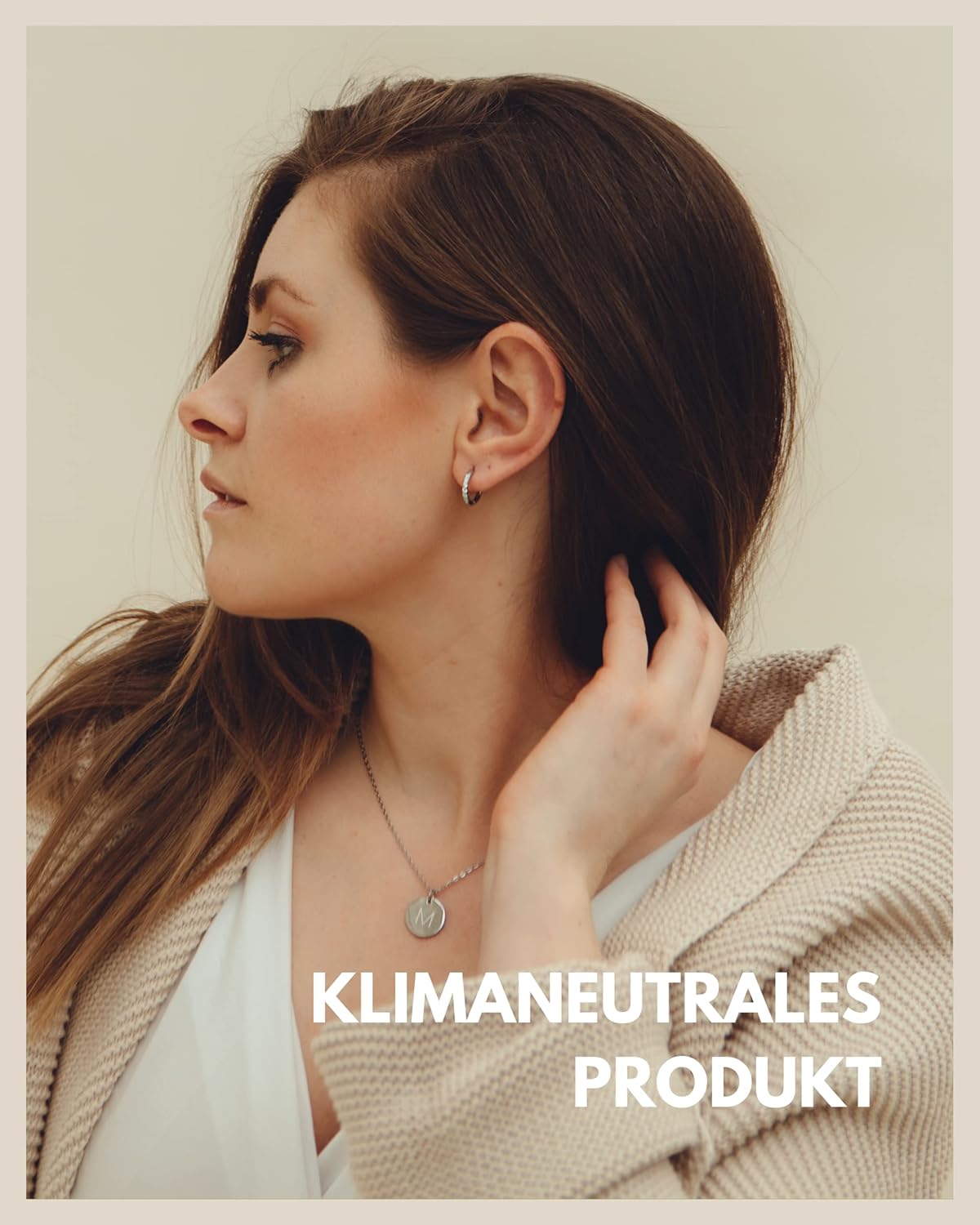 Thumbnail 5 de GD GOOD.designs Buchstaben Kette Silber aus 316L Edelstahl – wasserfeste Initialen-Halskette für Damen
