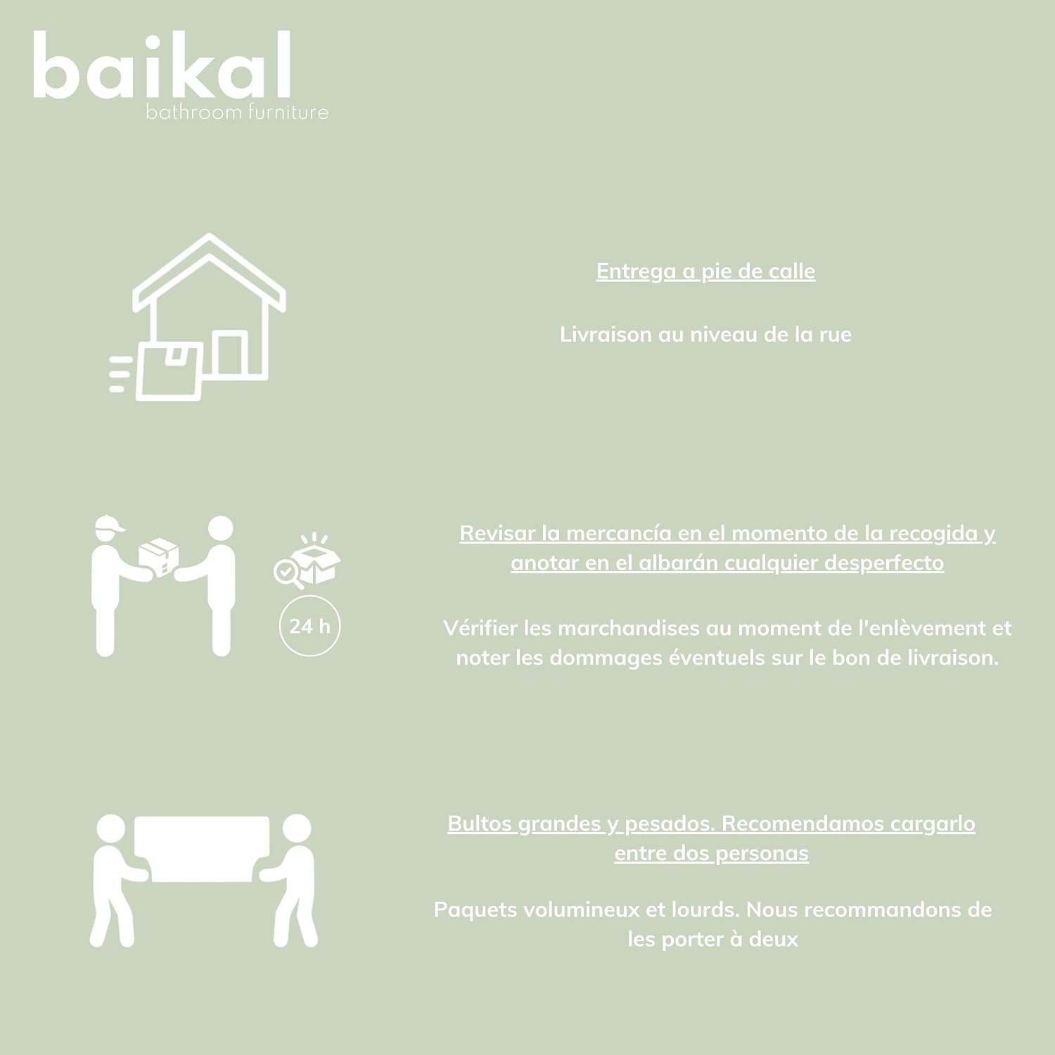 Thumbnail 5 de Baikal Klay 120 cm mueble de baño con lavabo