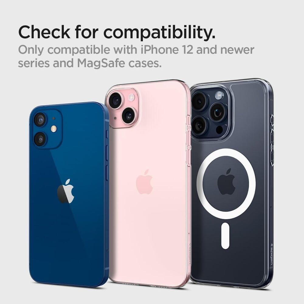 Thumbnail 1 de Spigen OneTap Pro MagFit 15W – chargeur magnétique voiture avec module MagSafe et support tableau de bord