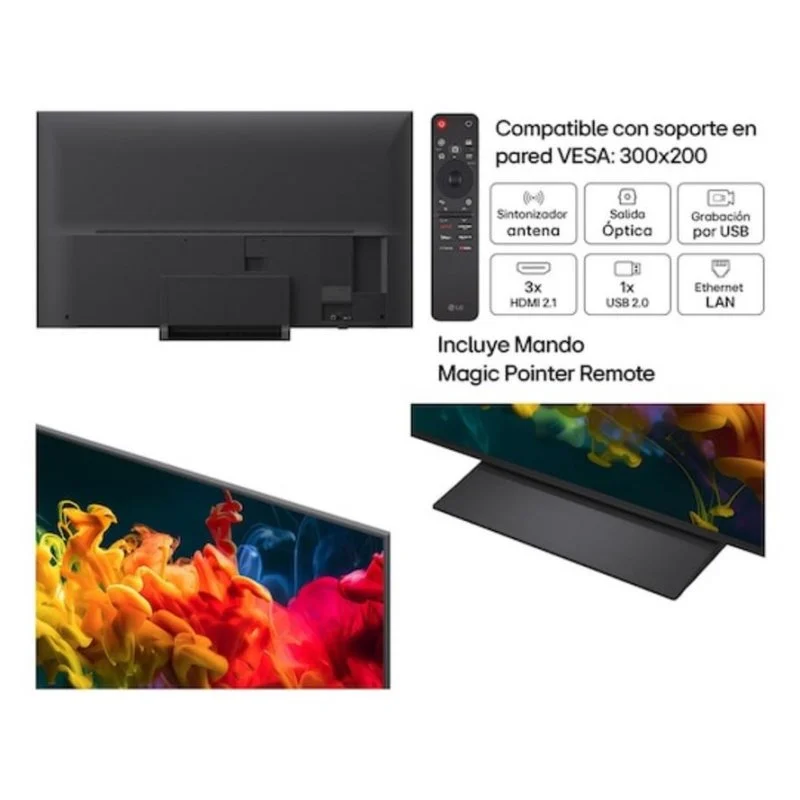 Thumbnail 1 de LG QNED81B6A de 65": cine en casa con MiniLED, HDR10 y IA en WebOS 25