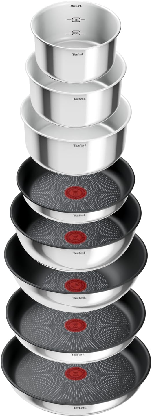 Detalle de Tefal Ingenio Emotion L897SJ04 batterie cuisine 20 pièces avec poignées amovibles