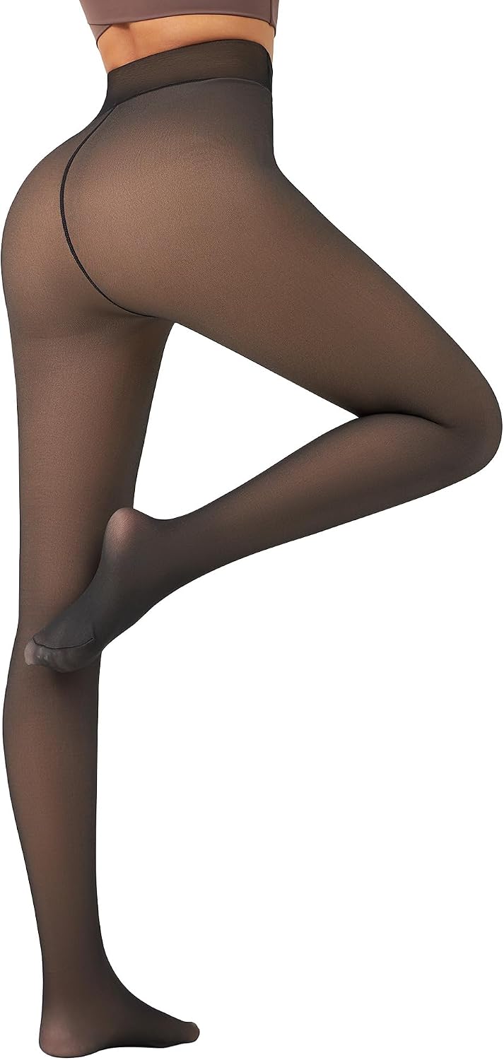 Detalle de Zoe Cubby Fake Sheer Thermal Tights 32°F