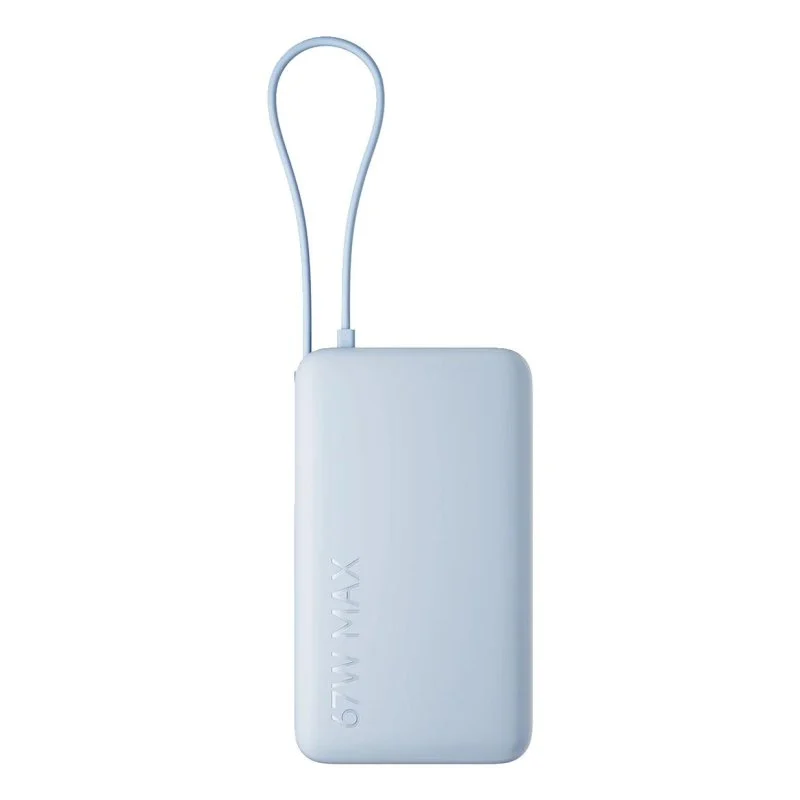 Detalle de Batería externa Xiaomi 67W Power Bank 10000 mAh con cable integrado