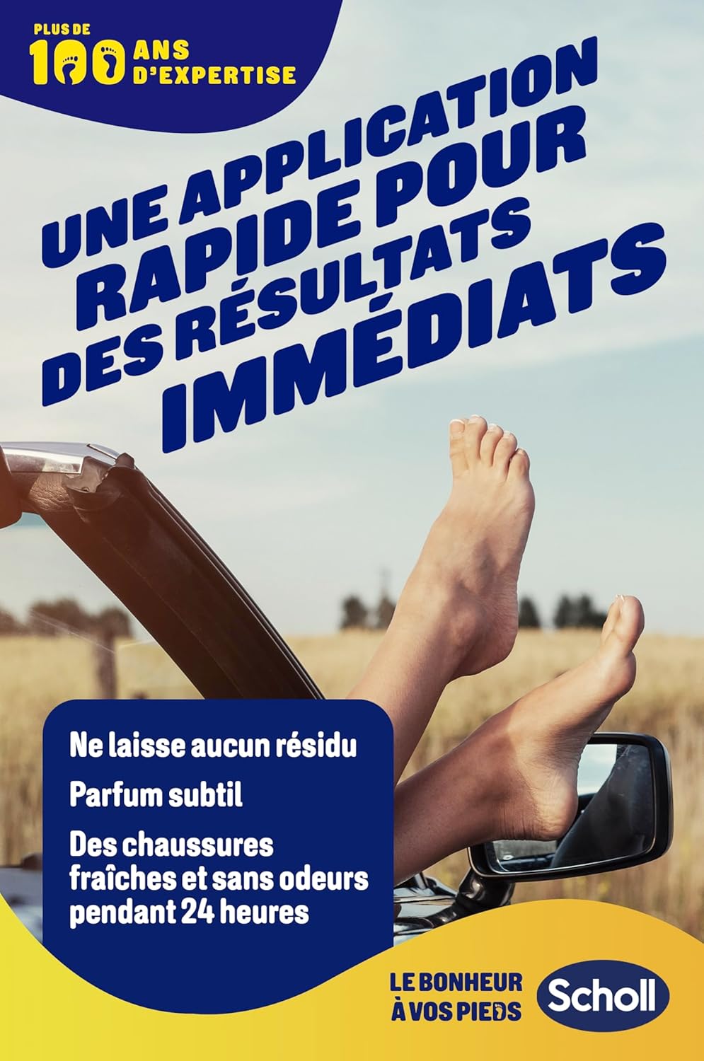 Detalle de Scholl Spray Fresh Step Déodorant Pieds Lot de 6 – fraîcheur 24h et neutralisation des odeurs