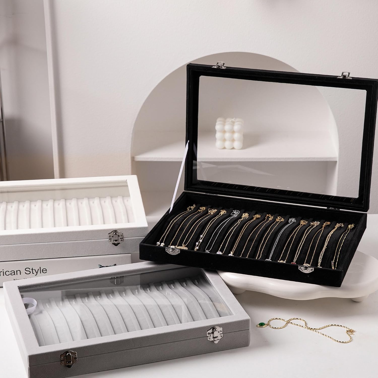 Thumbnail 6 de Frebeauty organizador de joyas 15 ganchos collar