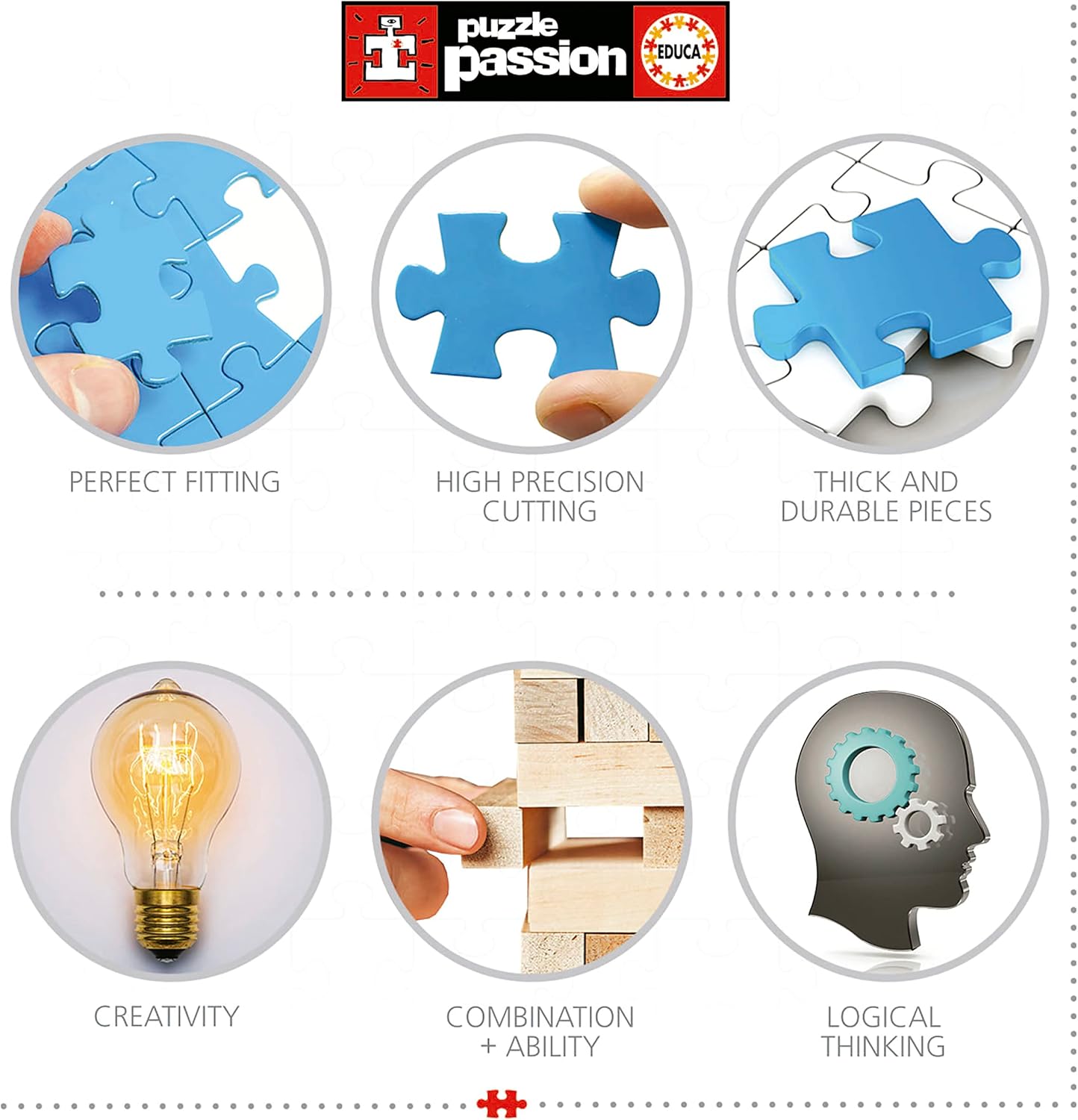 Thumbnail 5 de Educa Puzzle 1500 pièces pour adultes « Prommenade Italienne » (85 x 60 cm)