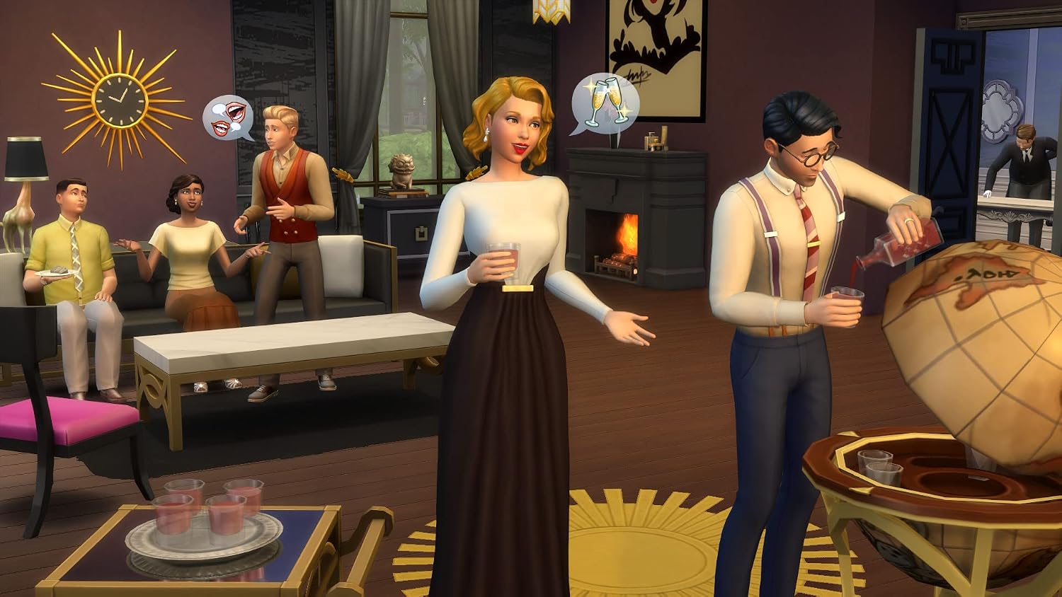 Detalle 1 de The Sims 4 Vintage Glamour stuff pack