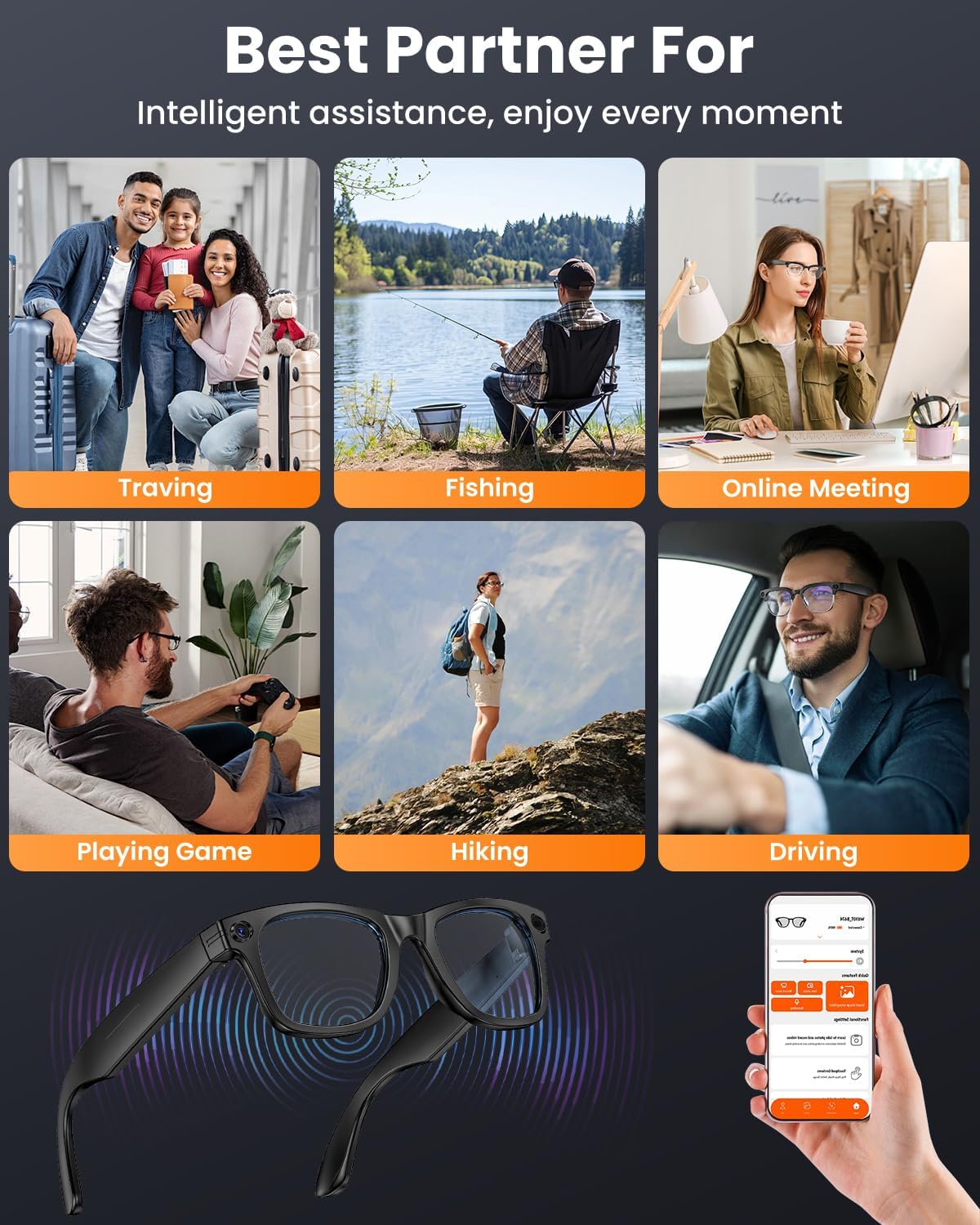 Thumbnail 6 de Mingtawn Smart Glasses with 290mAh Battery