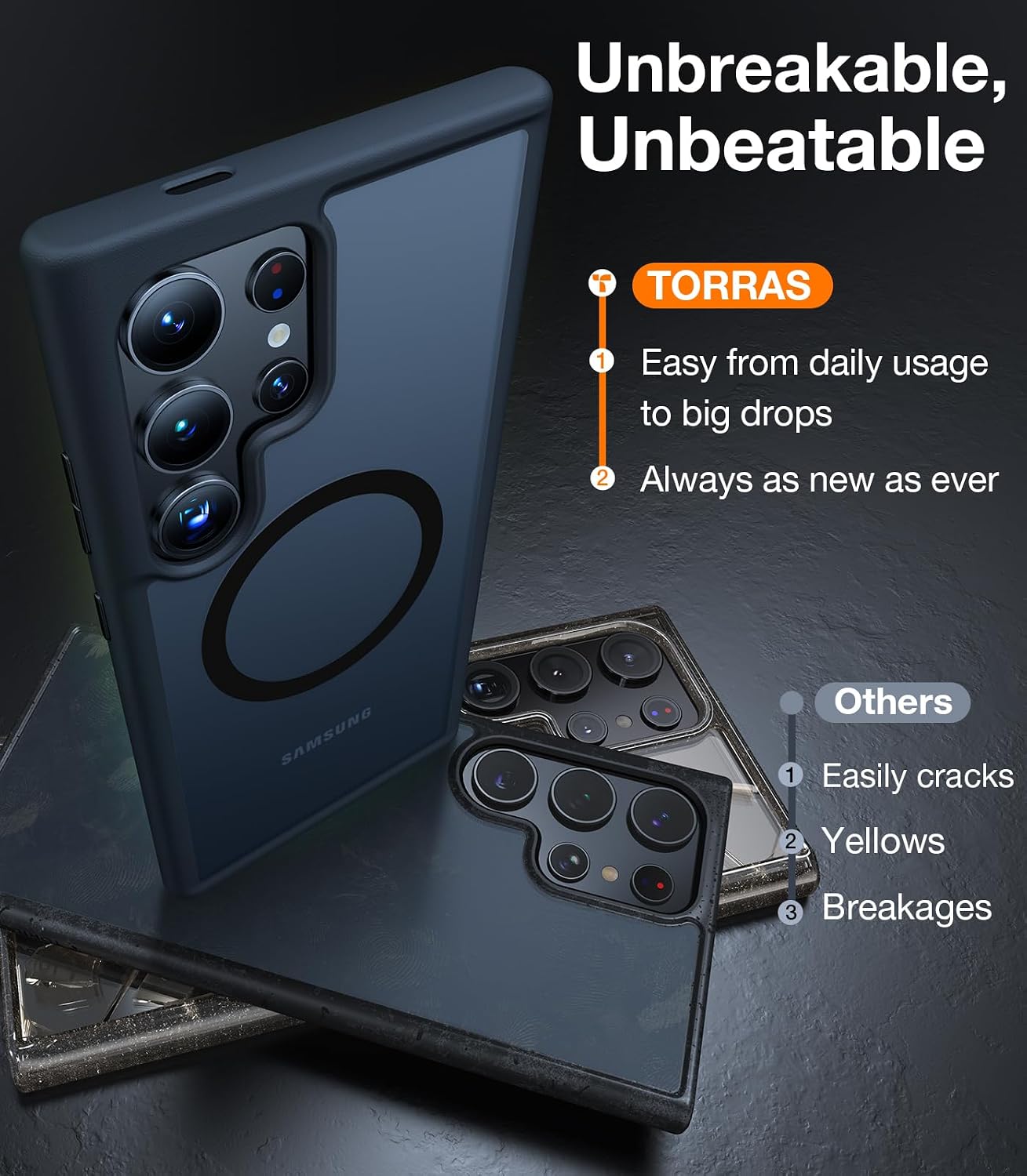 Thumbnail 6 de TORRAS Magnetic Shockproof Samsung Galaxy S25 Ultra 4X case