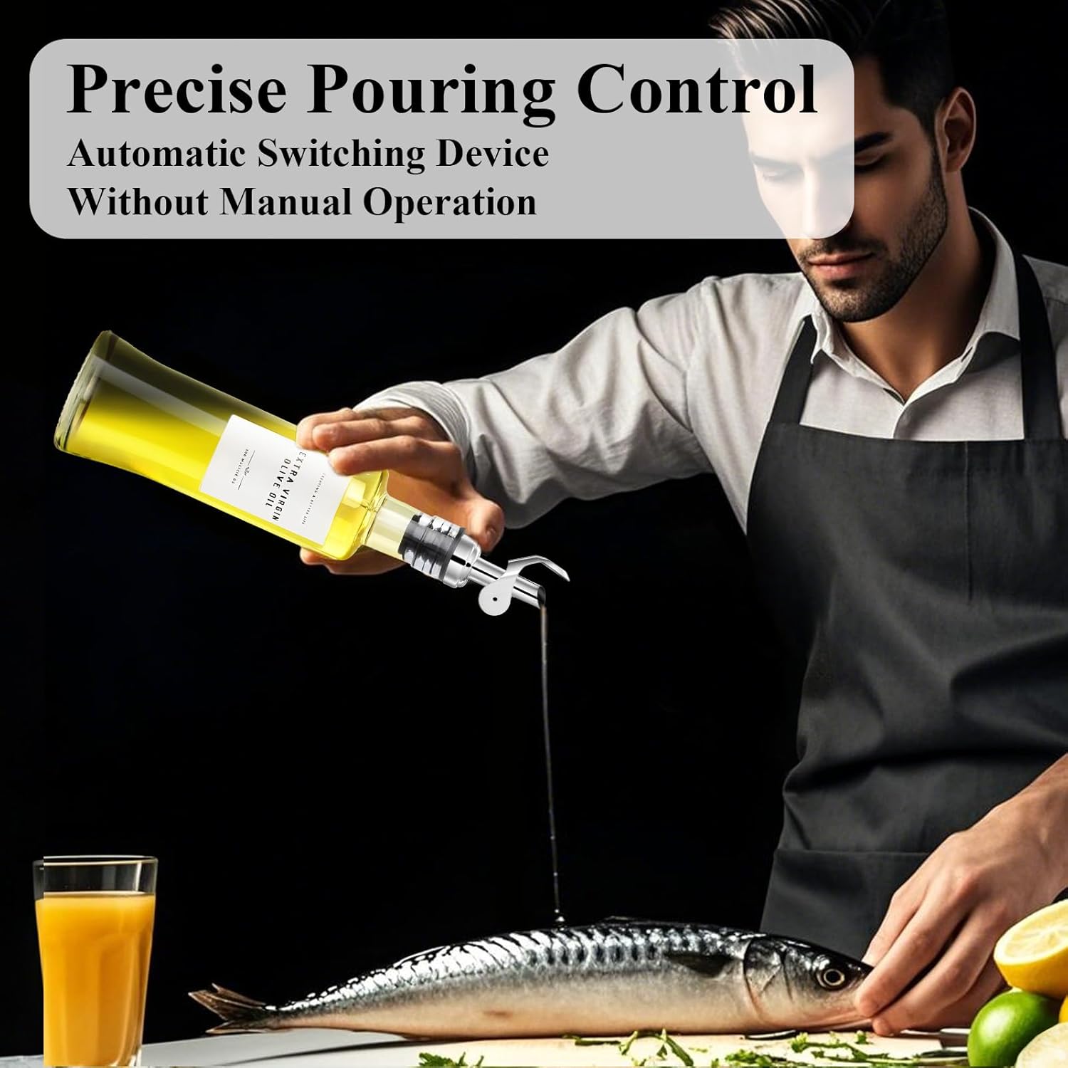 Thumbnail 1 de GIXSEGIE 300ml Olive Oil Dispenser Set 🥫