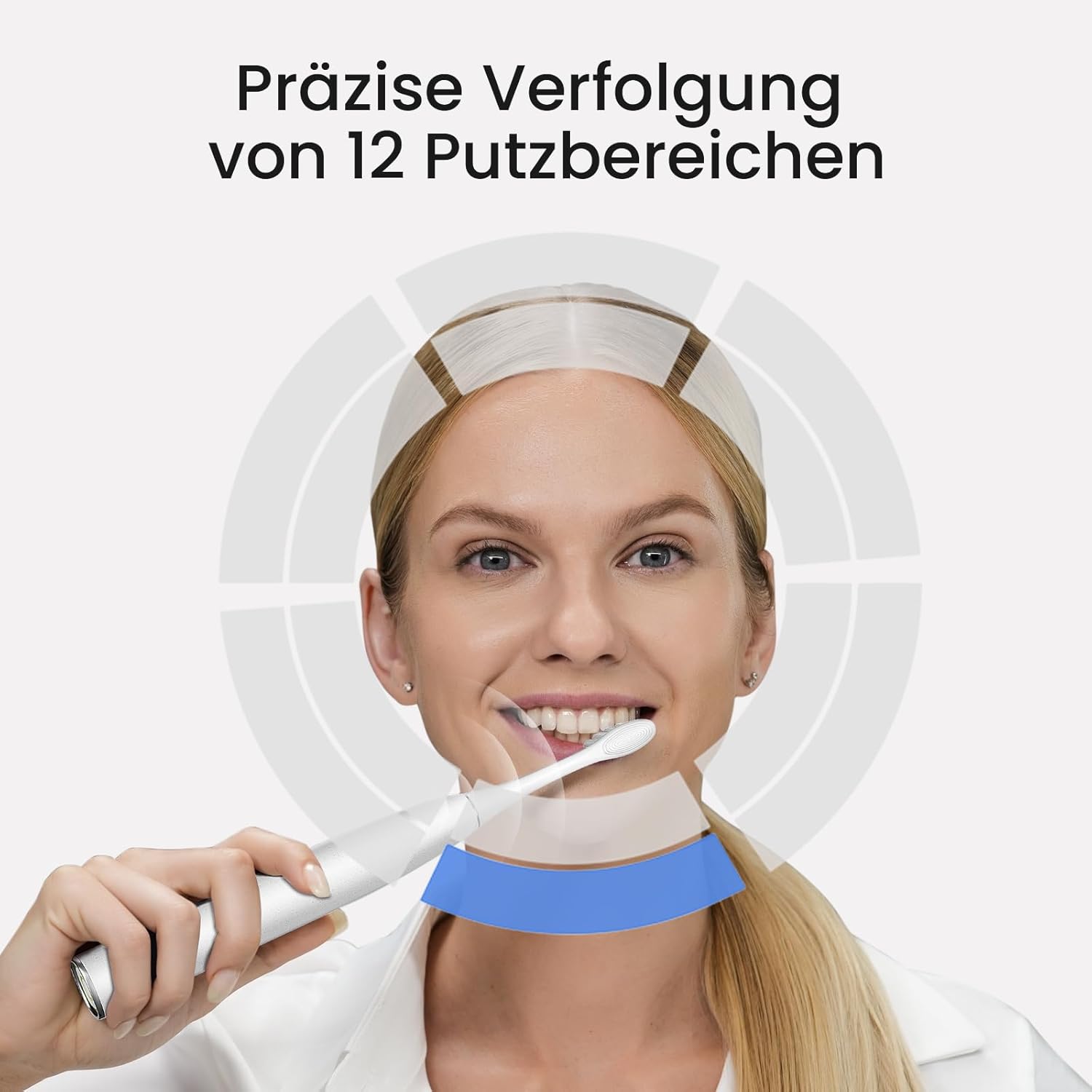 Thumbnail 4 de Oclean X Elite 10 elektrische Zahnbürste mit Touchscreen, 5 Modi und 12-Bereichsverfolgung