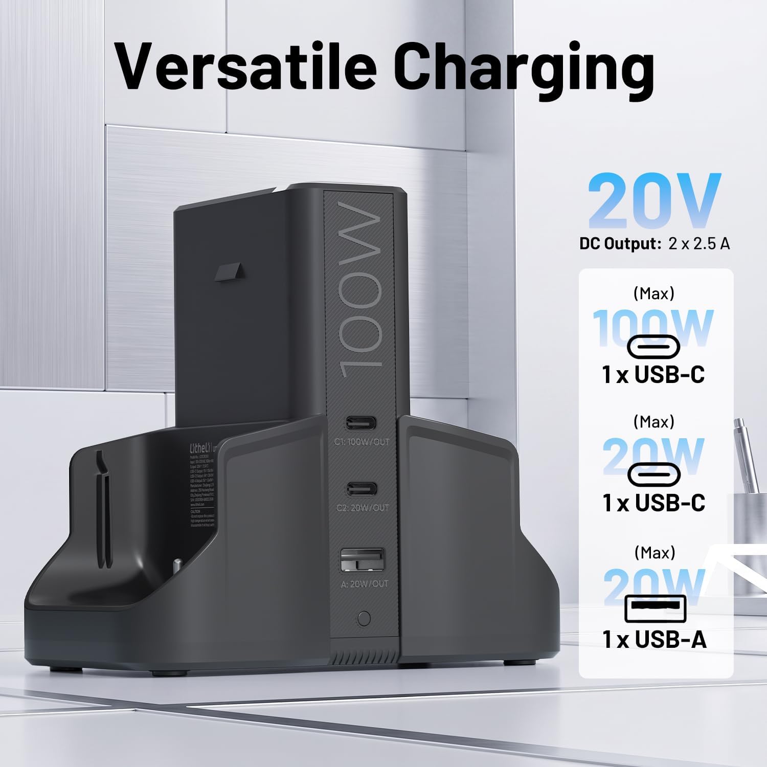 Detalle 2 de Litheli U20 battery charger