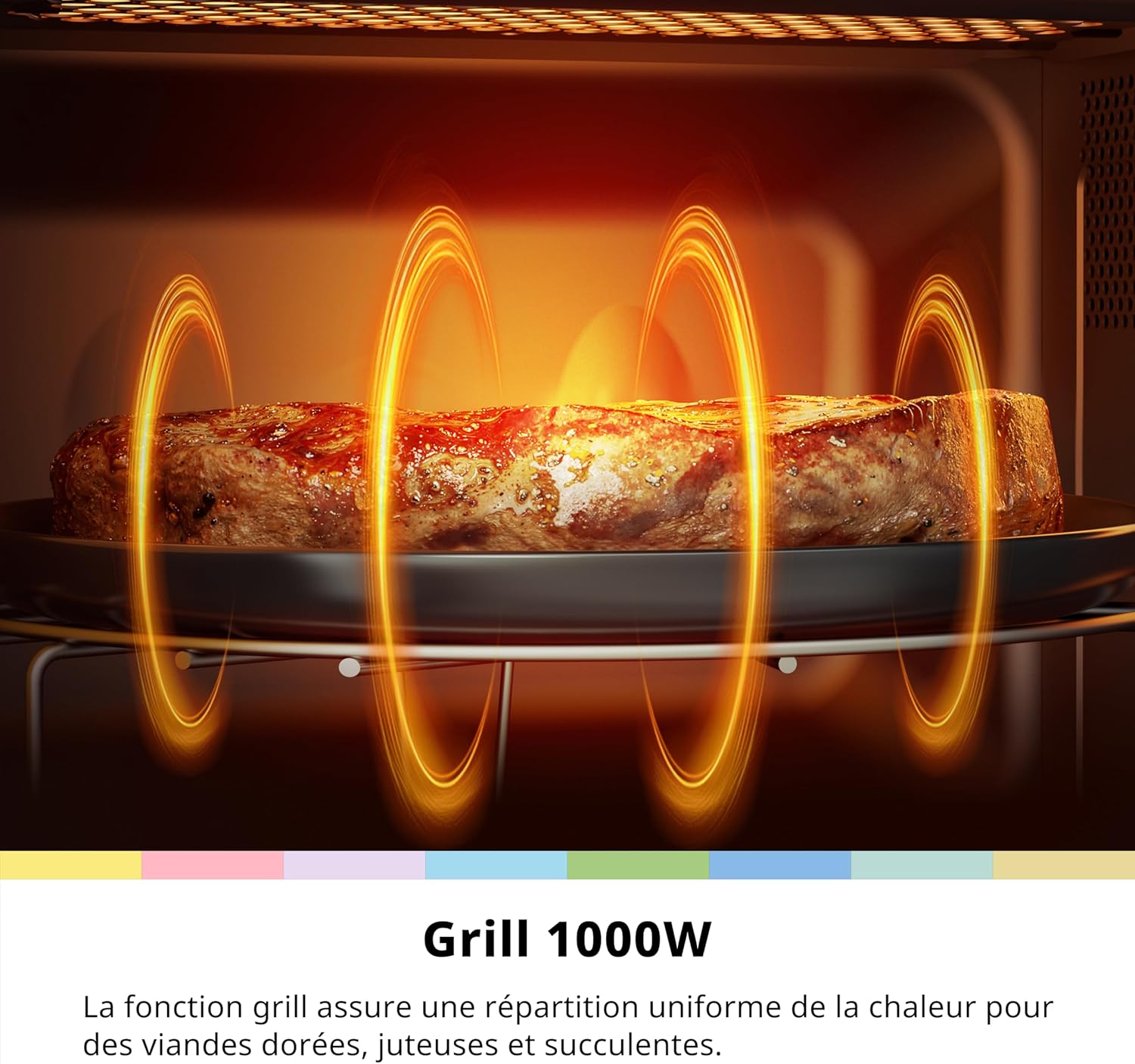 Thumbnail 4 de COMFEE' Forno a Microonde con Grill 20 L, 700 W + 1000 W, Nero MG202NC(BK) — compatto e versatile