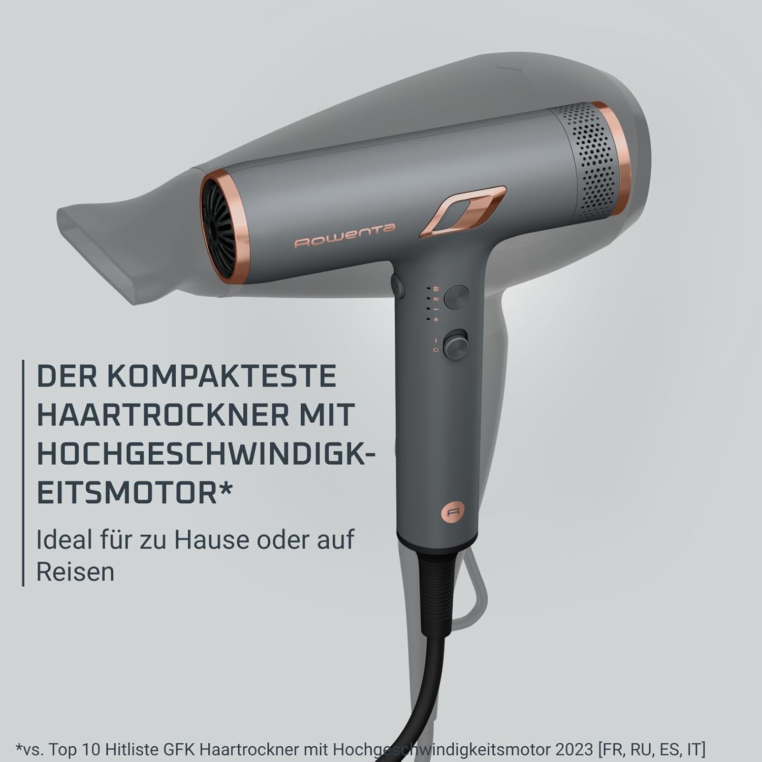 Thumbnail 3 de Rowenta Maestria Nano Haartrockner HY8120F0 mit Nano Digital Motor, 3 Einstellungen und bis zu 265 km/h Luftgeschwindigkeit