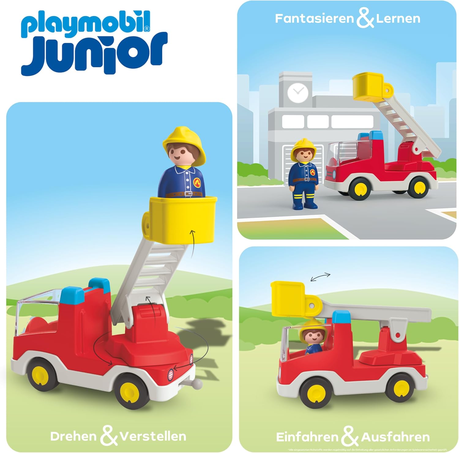 Thumbnail 4 de PLAYMOBIL 71683 Feuerwehrleiterfahrzeug Spielzeug ⛑️🚒