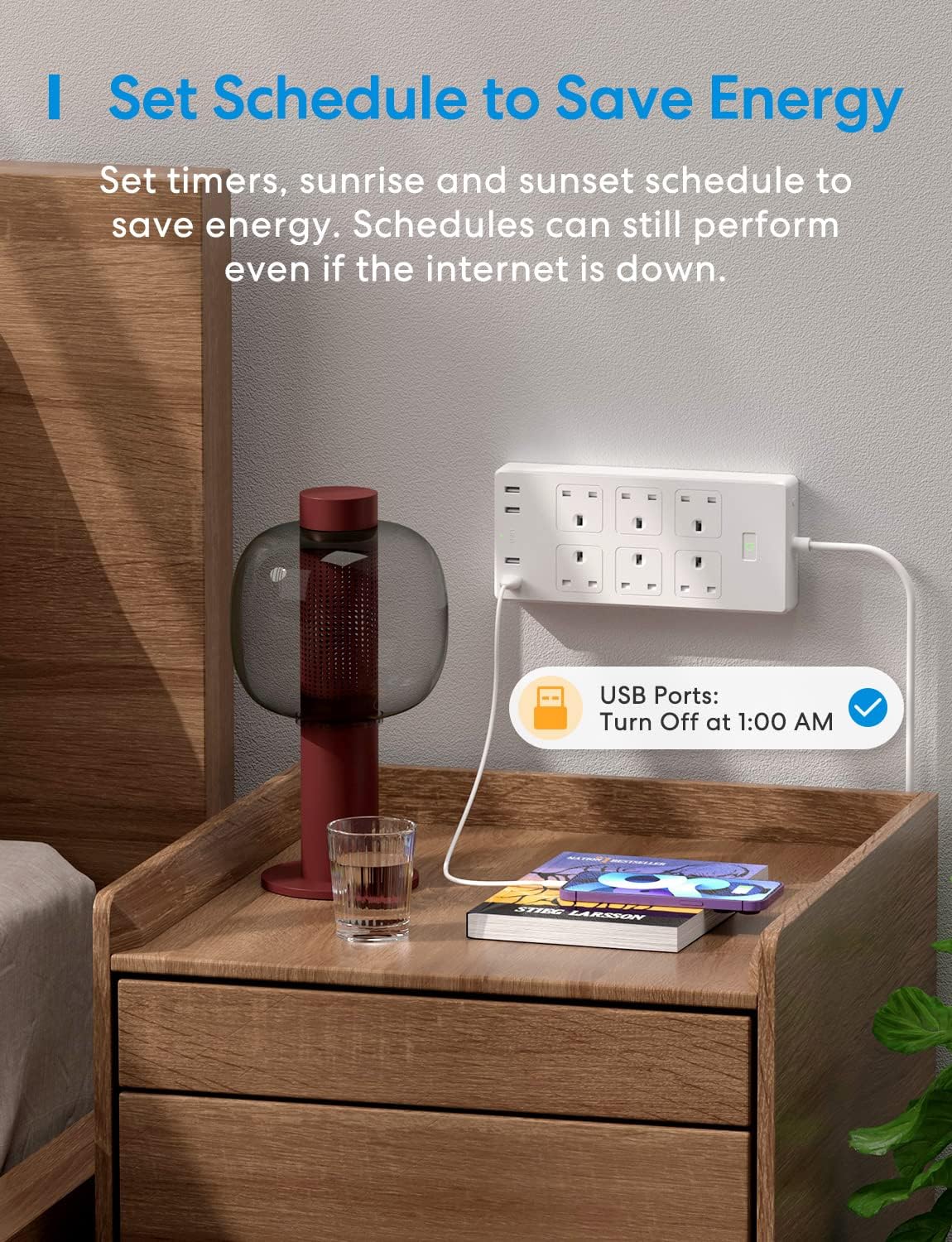 Thumbnail 3 de Meross Smart Power Strip 6-outlet with USB 🔌