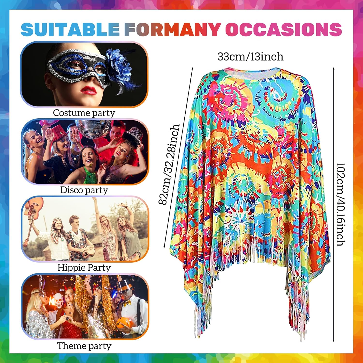 Thumbnail 1 de Alintor Hippie Kostüm Damen