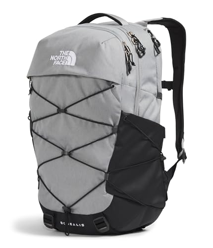 Detalle de The North Face Borealis Laptop Pack - Meld Gy Dk Hth / TNF Blk-NPF, OSFA