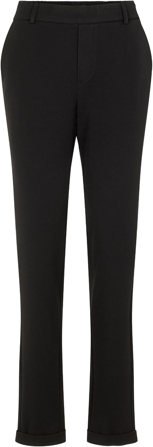 Detalle de VERO MODA VMMaya Mr Loose Solid Pant Tall NOOS: pantaloni da donna comodi e leggeri