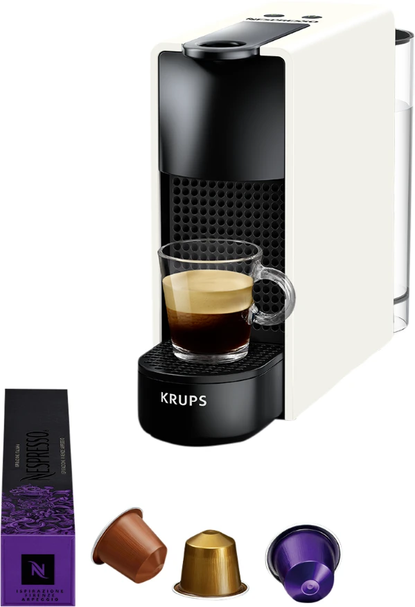 Thumbnail 3 de Krups Nespresso Essenza Mini XN1101 Weiß (kompakte Nespresso-Kaffeemaschine)