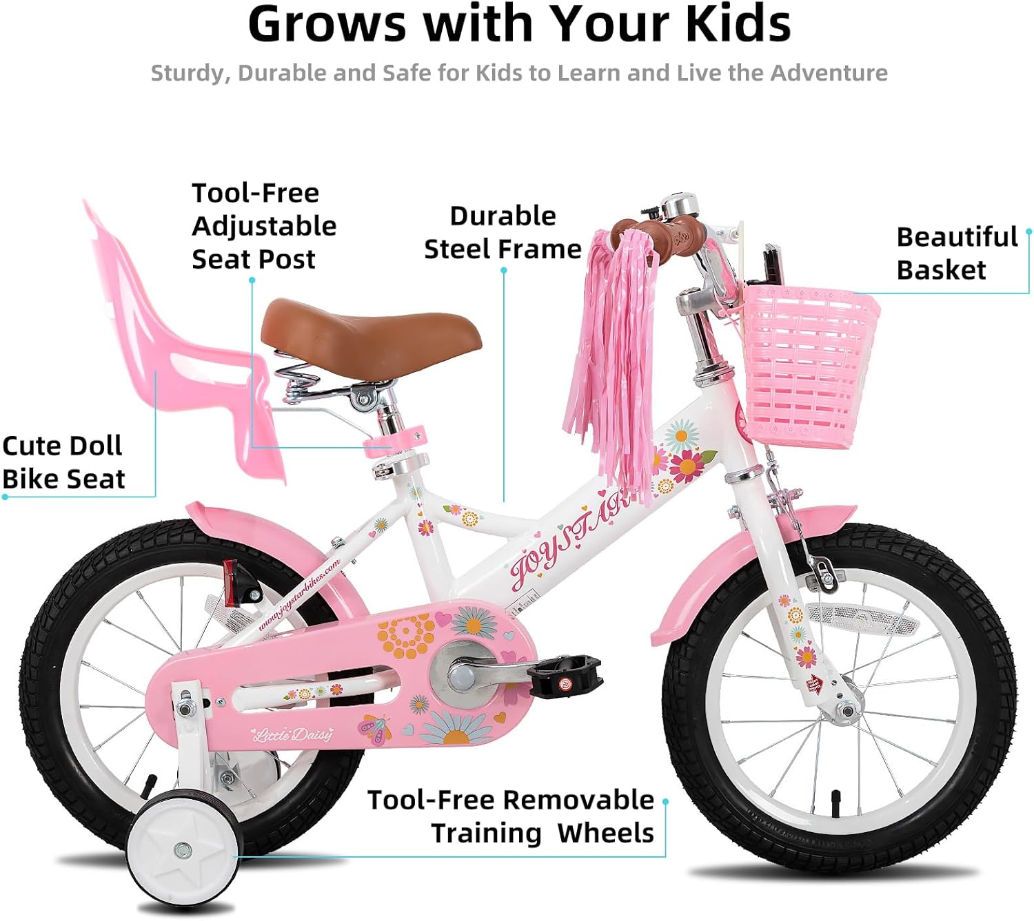 Detalle 2 de JOYSTAR Little Daisy 16-inch kids bike