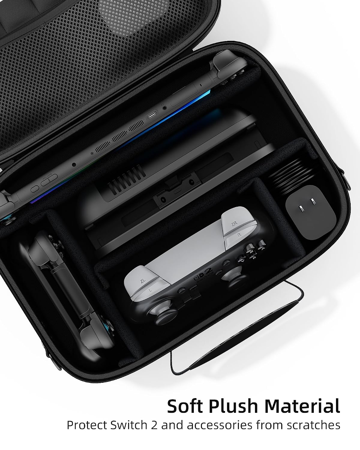 Detalle de Mozuper Switch 2 Case 16‑game storage