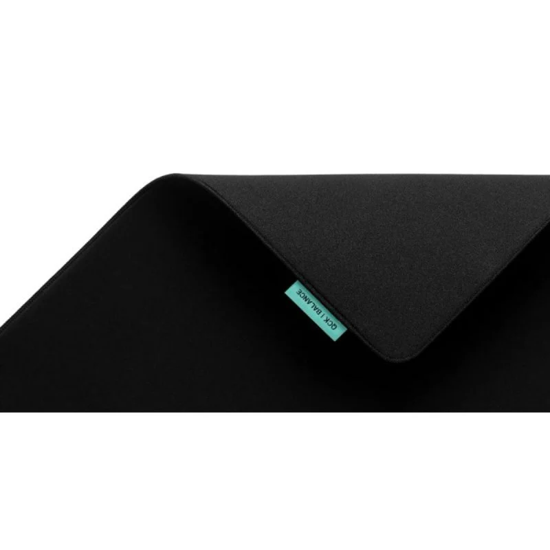 Detalle 2 de Alfombrilla SteelSeries 63434 Gaming L – negra, base antiderrapante y bordes rematados