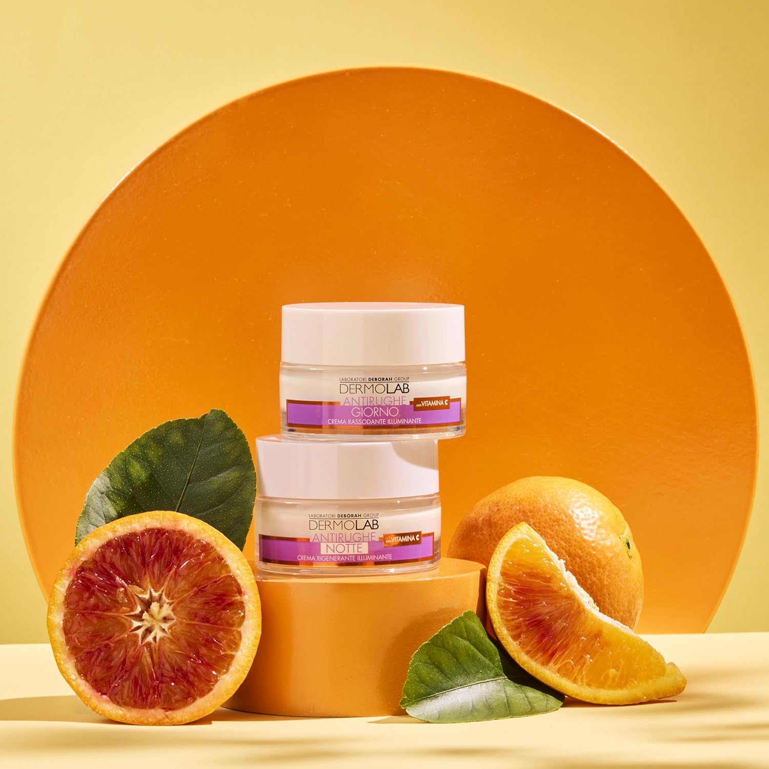 Detalle de Dermolab Crema Viso Giorno Rassodante Antirughe con Vitamina C e SPF 10, 50 ml