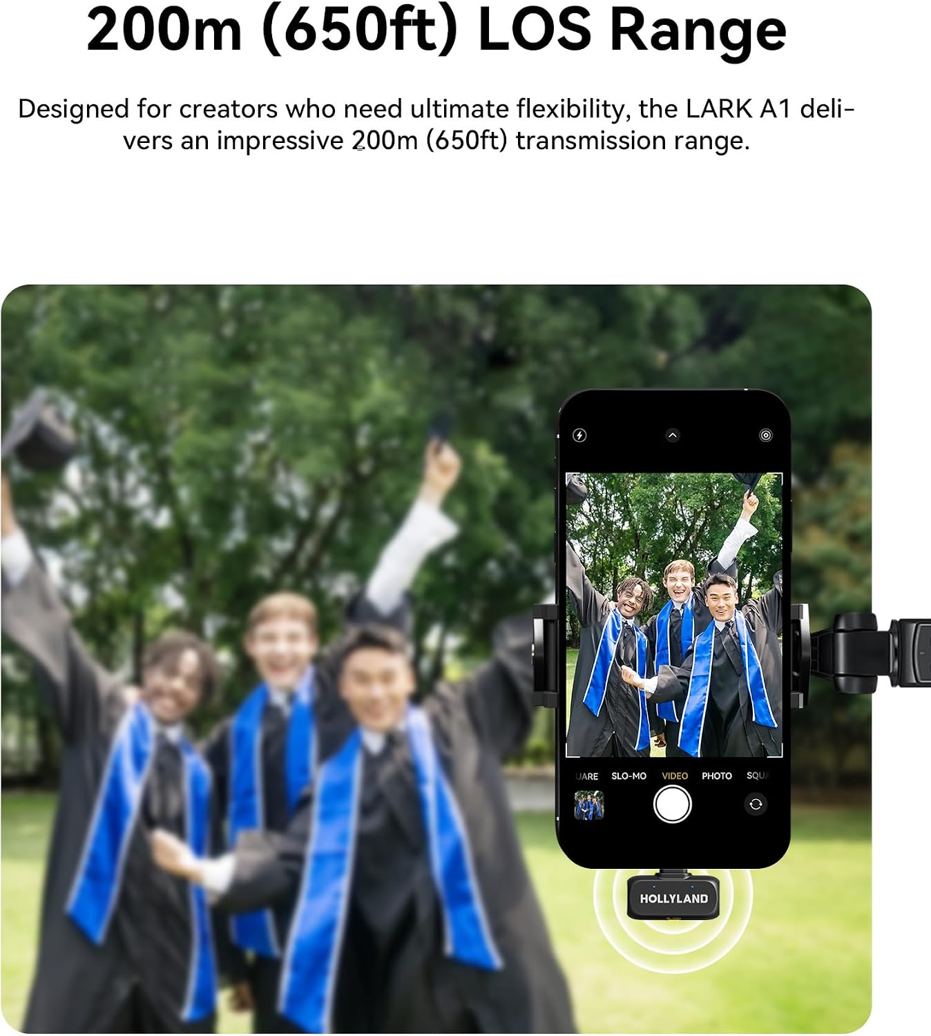 Thumbnail 5 de Hollyland LARK A1 Wireless Magnetic Lavalier Microphone, 2 Transmitters