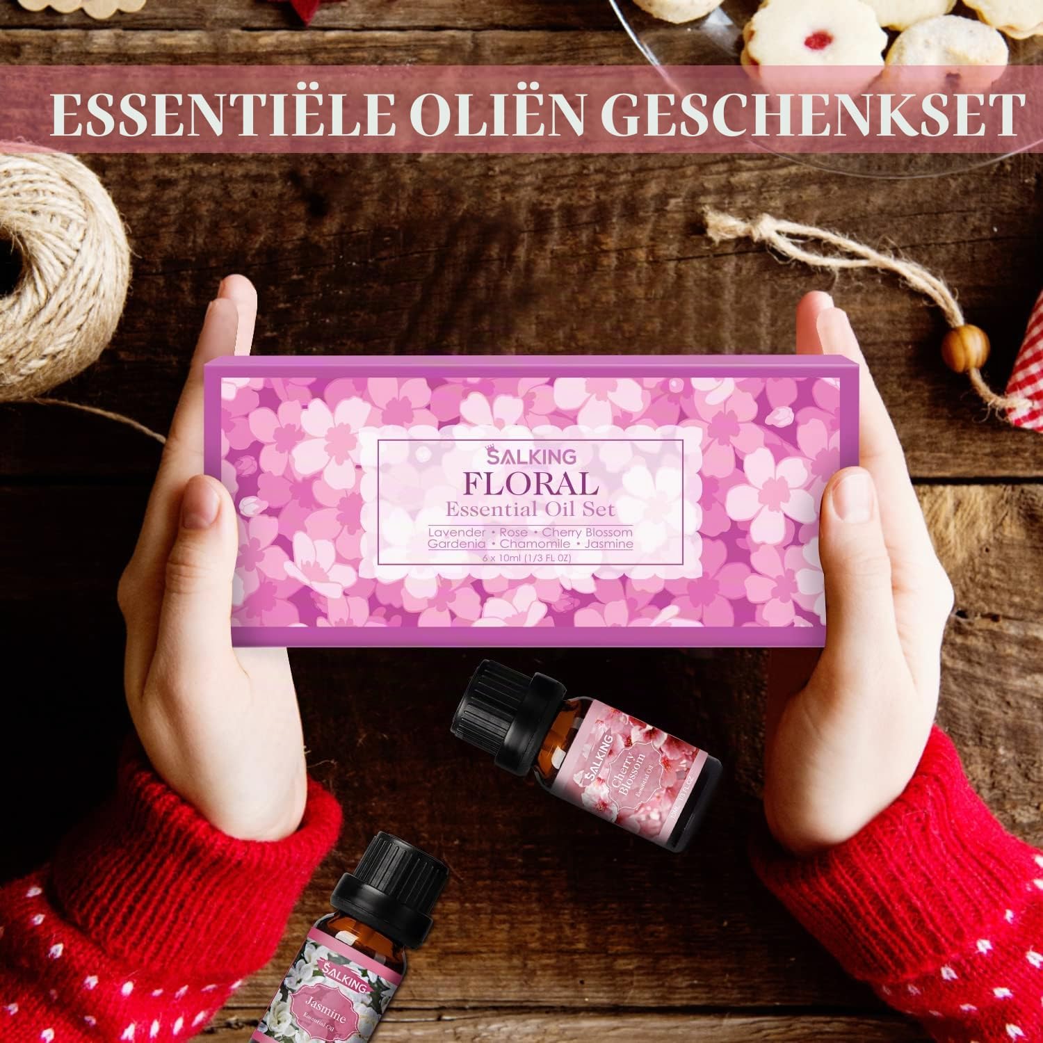 Thumbnail 6 de SALKING Flores Aceites Esenciales, set de 6 aceites esenciales florales de 10 ml