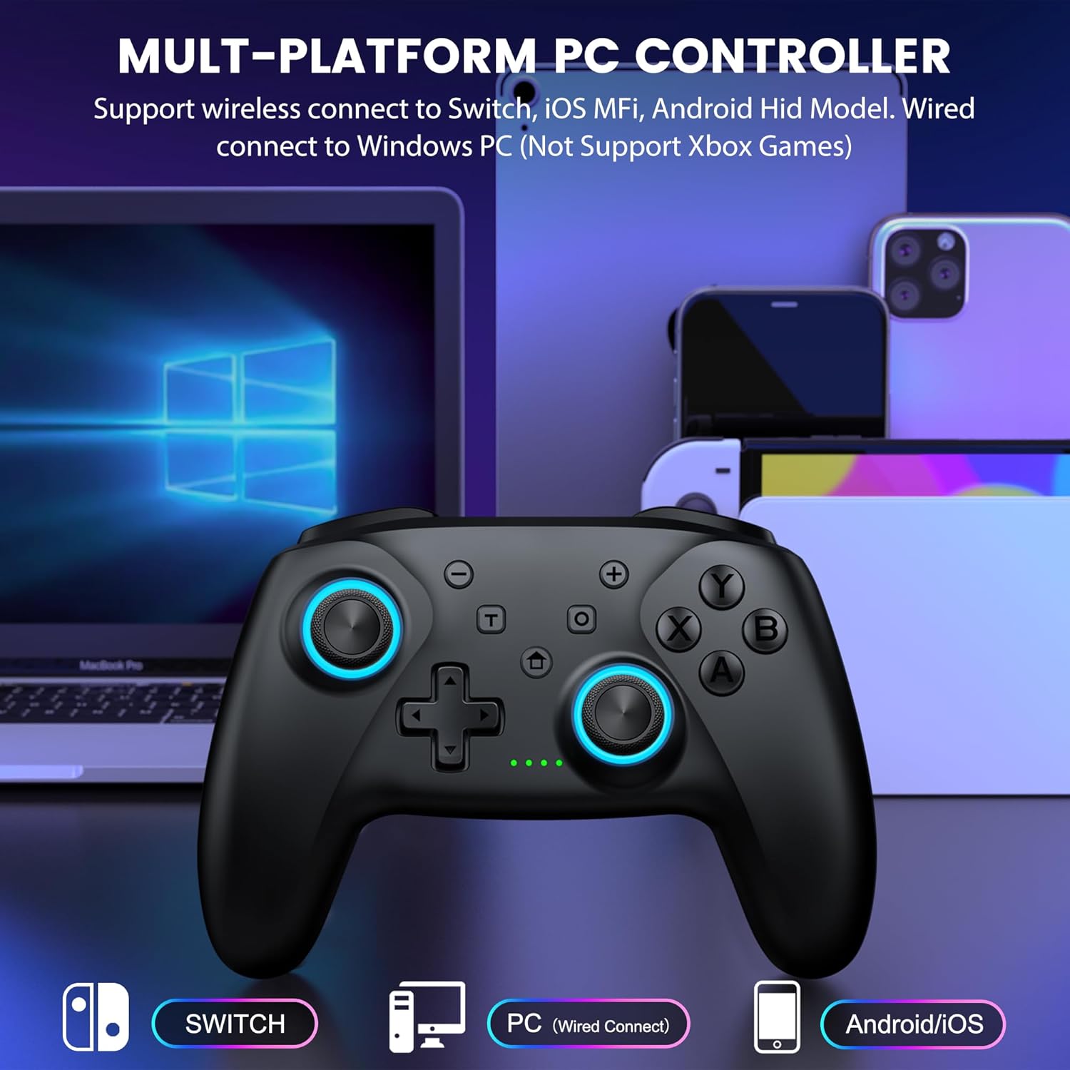 Detalle 2 de BEBONCOOL Switch Controller mit RGB-Licht