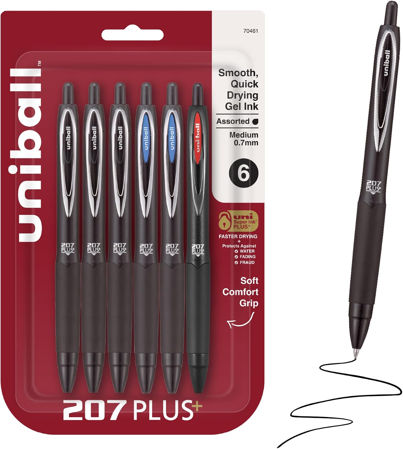 Detalle de uniball Gel Pens, 207 Plus+