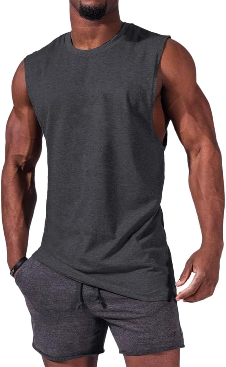 Thumbnail 6 de iudam Tank Top Herren Baumwolle Muskelshirt