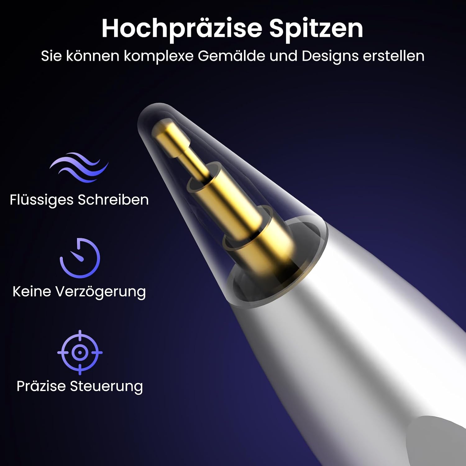 Thumbnail 6 de Mixoo Stylus Pen für iPad (2018–2026) – Stift mit schneller Ladung, Handflächenablehnung & Neigungssensitivität