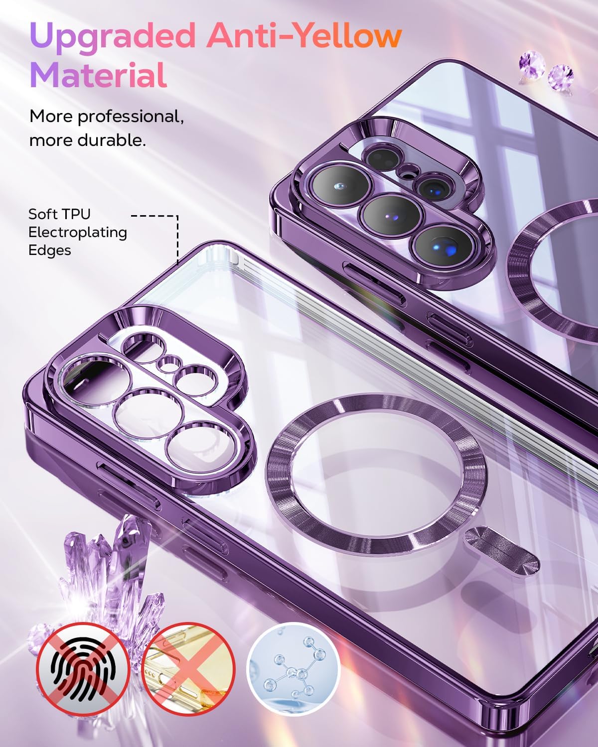 Thumbnail 4 de Meifigno Magnetic Case for S26 Ultra 6.9in