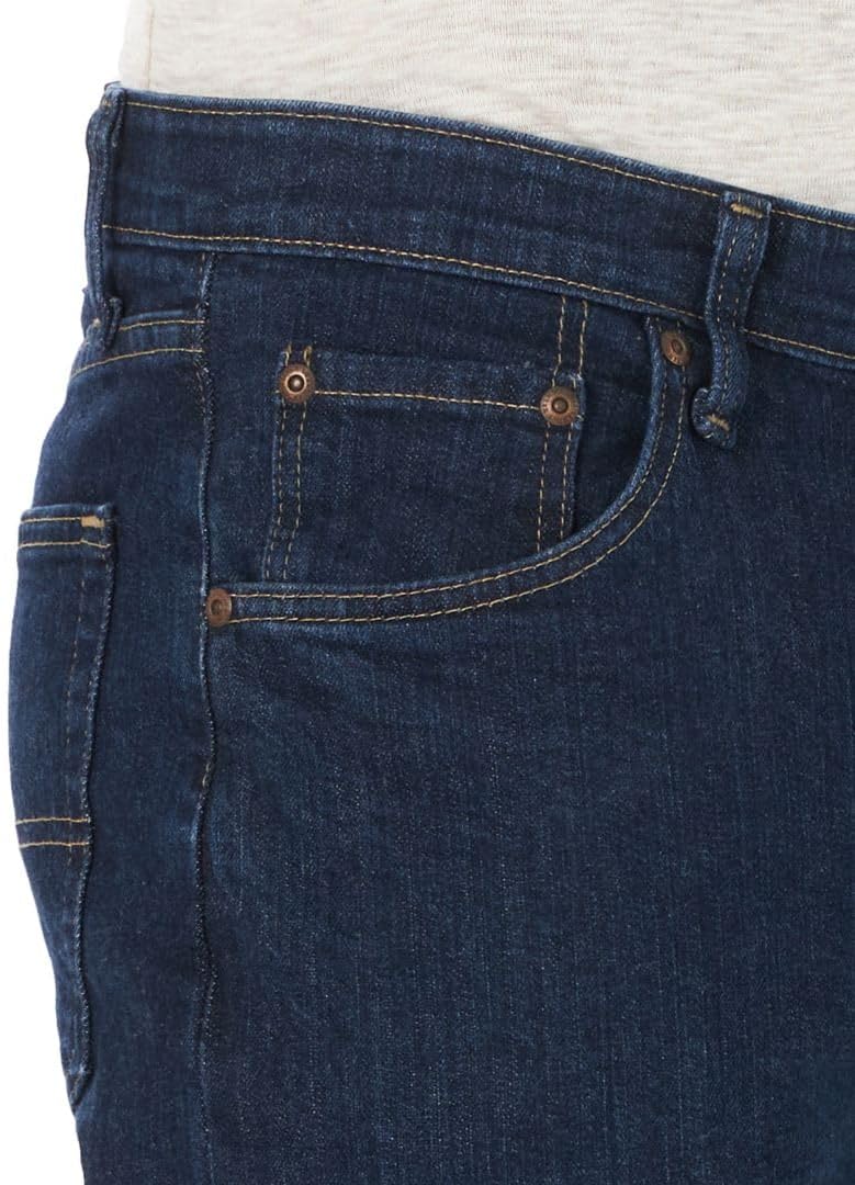 Detalle 2 de Wrangler Authentics Jeanshose für Herren mit elastischem Bund – reguläre Passform