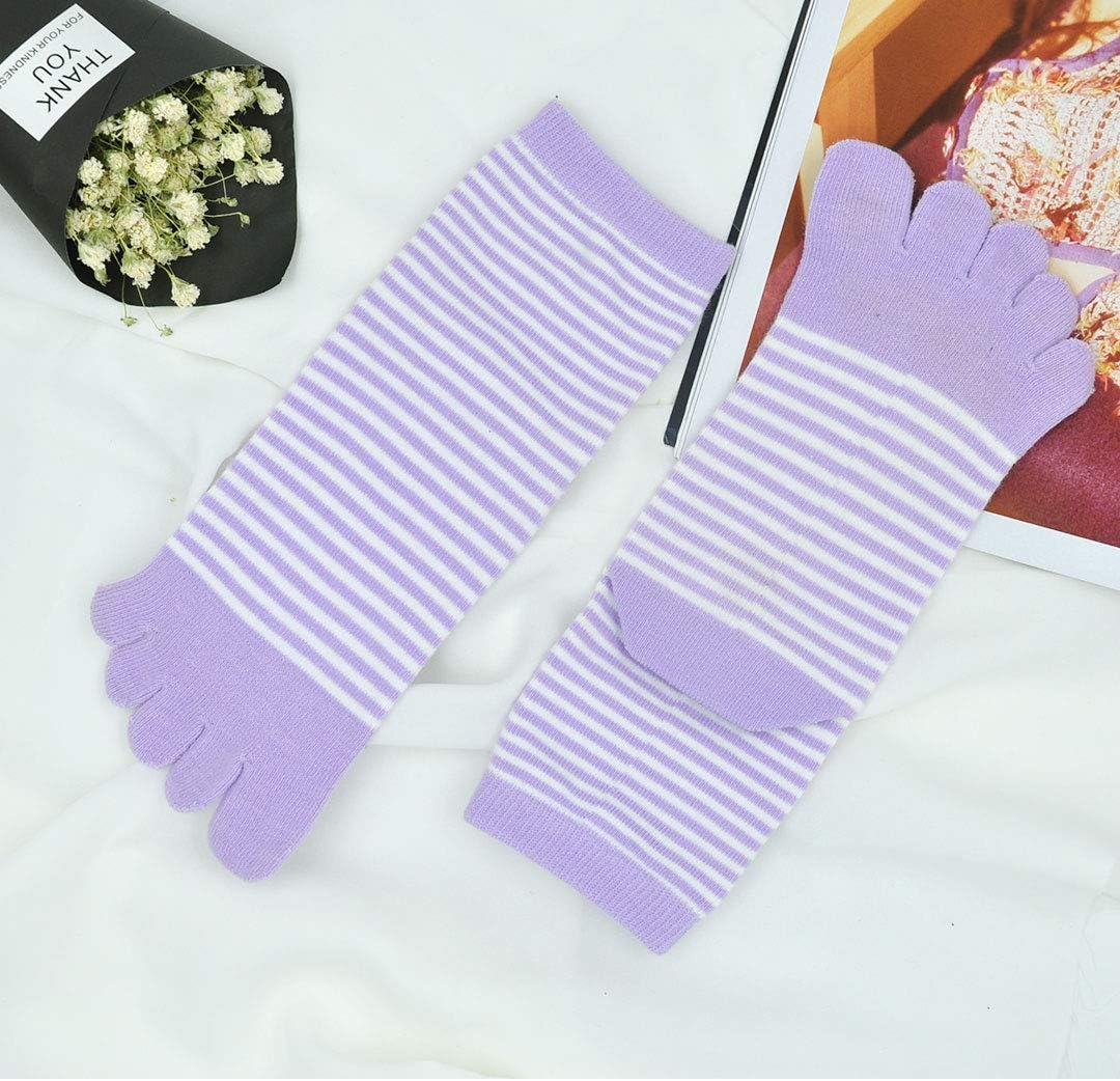 Detalle de LOFIR Calzini Divertenti con Dita Separate per Donna – 5 paia, Taglia 35-41