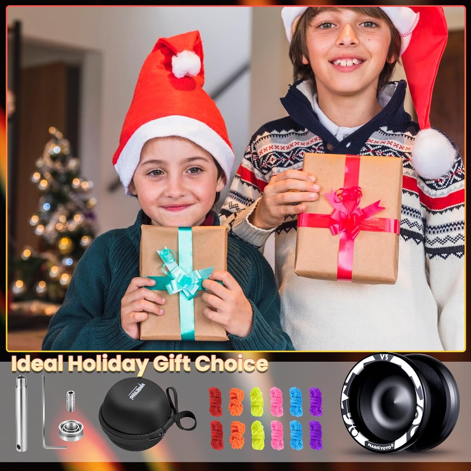 Detalle 2 de MAGICYOYO V3 Aluminum Yo-Yo, Responsive and Unresponsive, Black