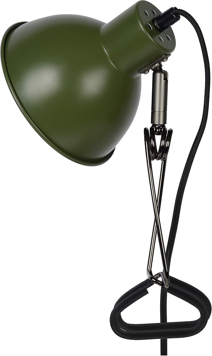 Thumbnail 4 de LUCIDE MOYS 45987/01/33 – zielona lampa zaciskowa ze stali, obrotowa