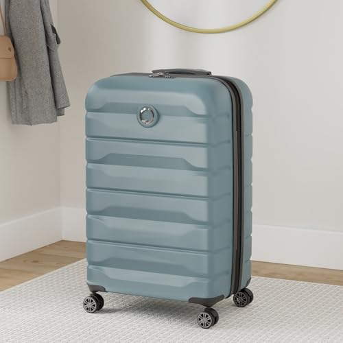 Detalle de DELSEY Paris AIR Armour Valise Grande Taille Rigide Extensible – 112 L – Vert (77x51x33 cm)