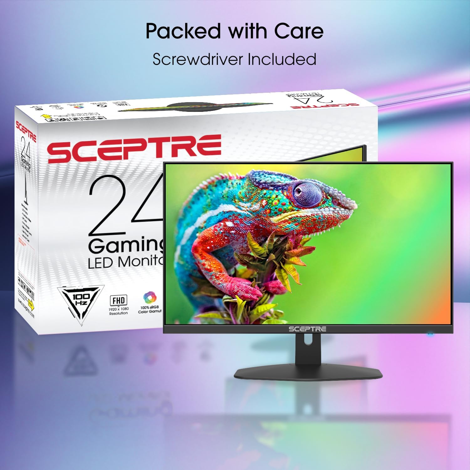 Thumbnail 2 de Sceptre New 24-inch Gaming Monitor (E248W-FW100T Series) — 100Hz FreeSync 2X, integrated speakers, HDMI + DP